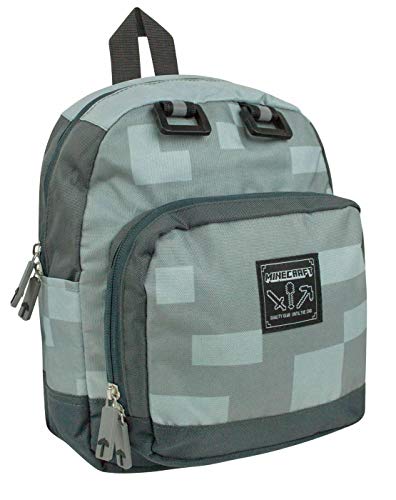 Minecraft Miner Mini-Rucksack für Herren, grau, Einheitsgröße, Miner Mini-Rucksack von Minecraft