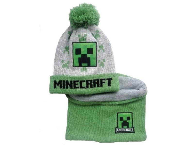 Minecraft Mütze & Schal Minecraft Winterset Mütze und Schal von Minecraft