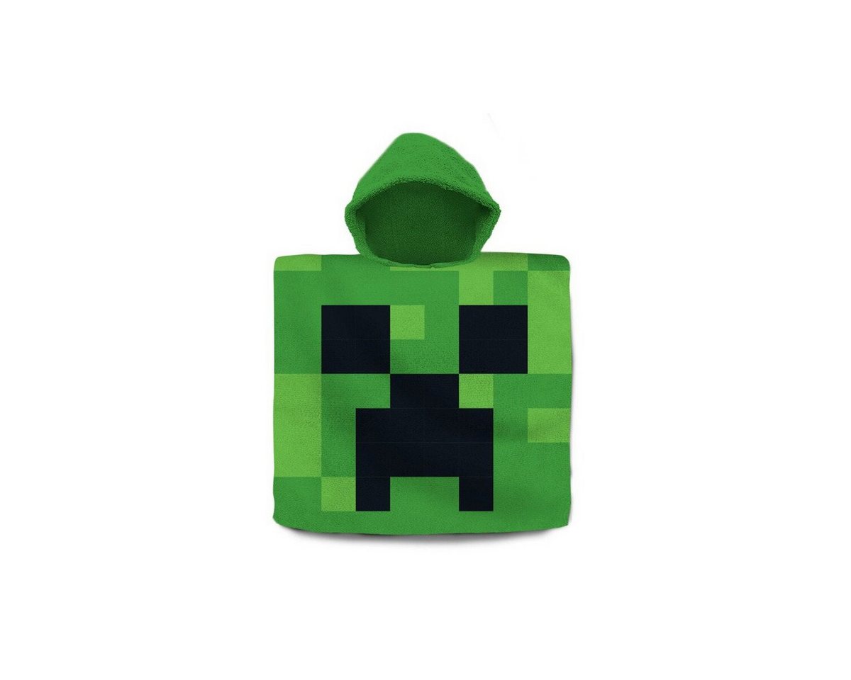 Minecraft Poncho Minecraft Poncho 60x120cm – Strandtuch Green Design Minecraft Poncho Minecraft Poncho 60x120cm – Strandtuch Green Design von Minecraft