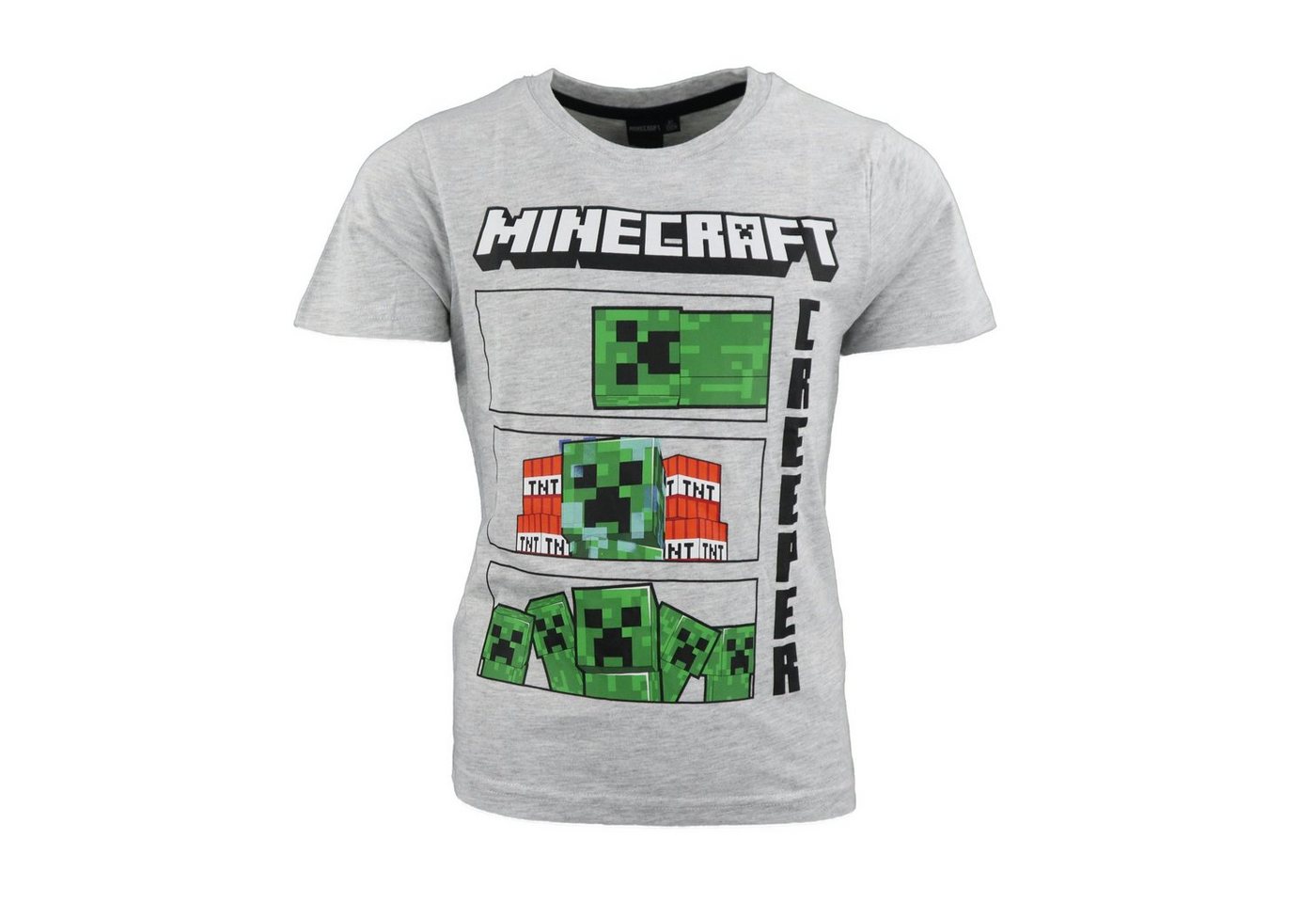 Minecraft Print-Shirt Minecraft Creeper Kinder jungen T-shirt Gr. 116 bis 152 von Minecraft