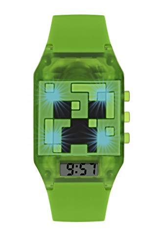 Minecraft Quarz Uhr mit Elastodien Armband MIN4014 von Minecraft