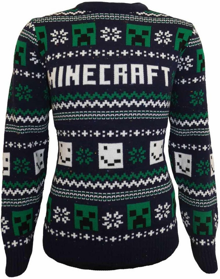 Minecraft Rundhalspullover Pattern Jumper von Minecraft