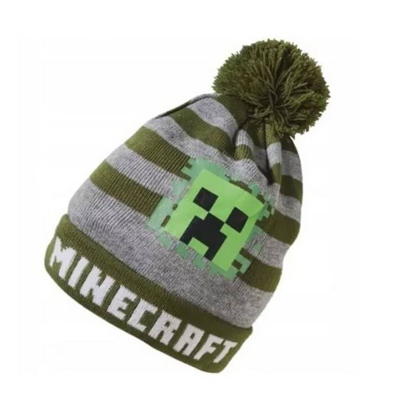 Minecraft Strickmütze MINECRAFT Mütze Kinder Wintermütze Jungen + Mädchen Minecraft Kindermütze von Minecraft