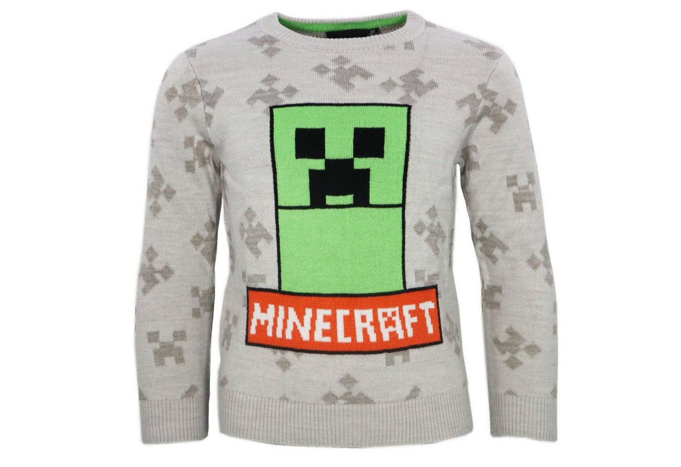 Minecraft Sweater Minecraft Creeper Kinder Jungen Pulli Pullover Gr. 116 bis 152 von Minecraft