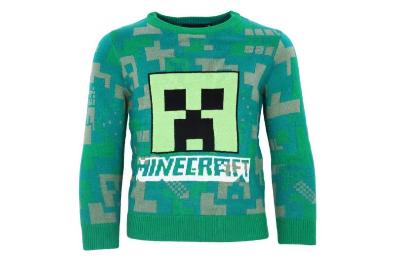 Minecraft Sweater Minecraft Gamer Creeper Kinder Jungen Pulli Pullover Gr. 116 bis 152 von Minecraft