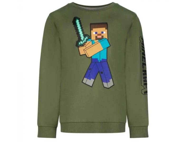 Minecraft Sweatshirt Sweater Minecraft Steve Creeper von Minecraft
