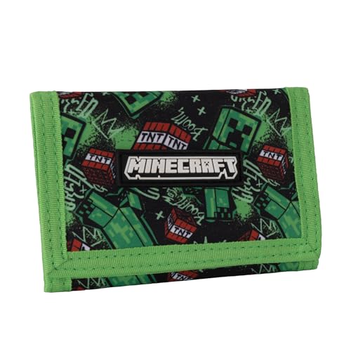 Minecraft TNT Kinder Green Tri-Fold Wallet von Minecraft
