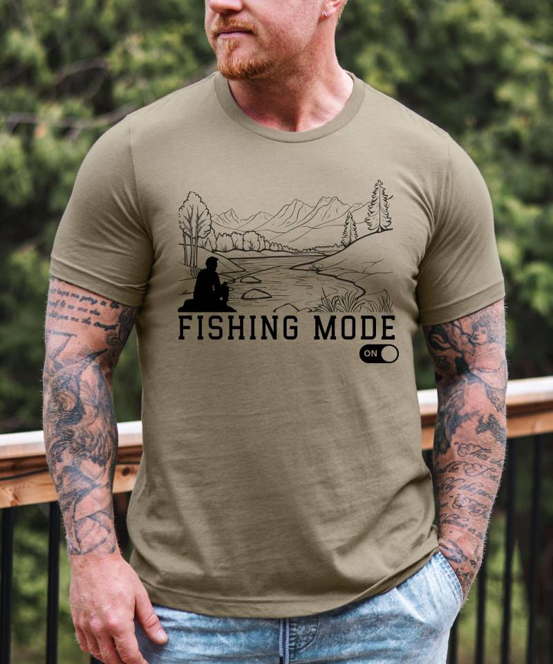 Anglermodus T-Shirt - Angler Geschenk Für Männer von MineraPrintBoutique