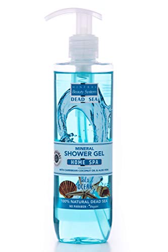 Totes Meer Mineral Duschgel – Ocean, 300ml By Mineral Beauty System - Körperpflege Mit Aloe Vera Saft Für Männer, Frauen Und Alle Hauttypen von Mineral Beauty System