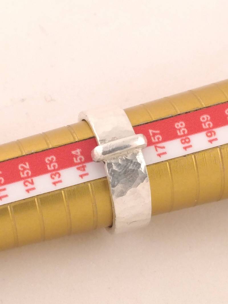 Flacher Glaube Ring 6 Mm Outlander Claire in Silber 925 Verlobung Singring von MineralNProduction