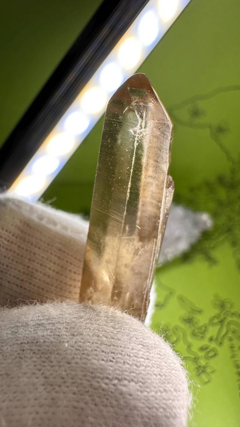 Seltener Gebohrter Citrin Kristall Anhänger Aus Sambia/Afrika Edelstein Mineralien Heilstein Schmuck Kette von MineralienVitrine2