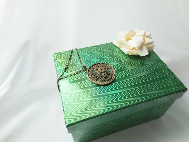 Viktorianisch Inspirierte 16"Messing Steampunk Halskette | - Geschenk Für Mädchen Und Frauen Perfekt Cosplay, Halloween, Weihnachten, Oder Jeden von MinervaTheory