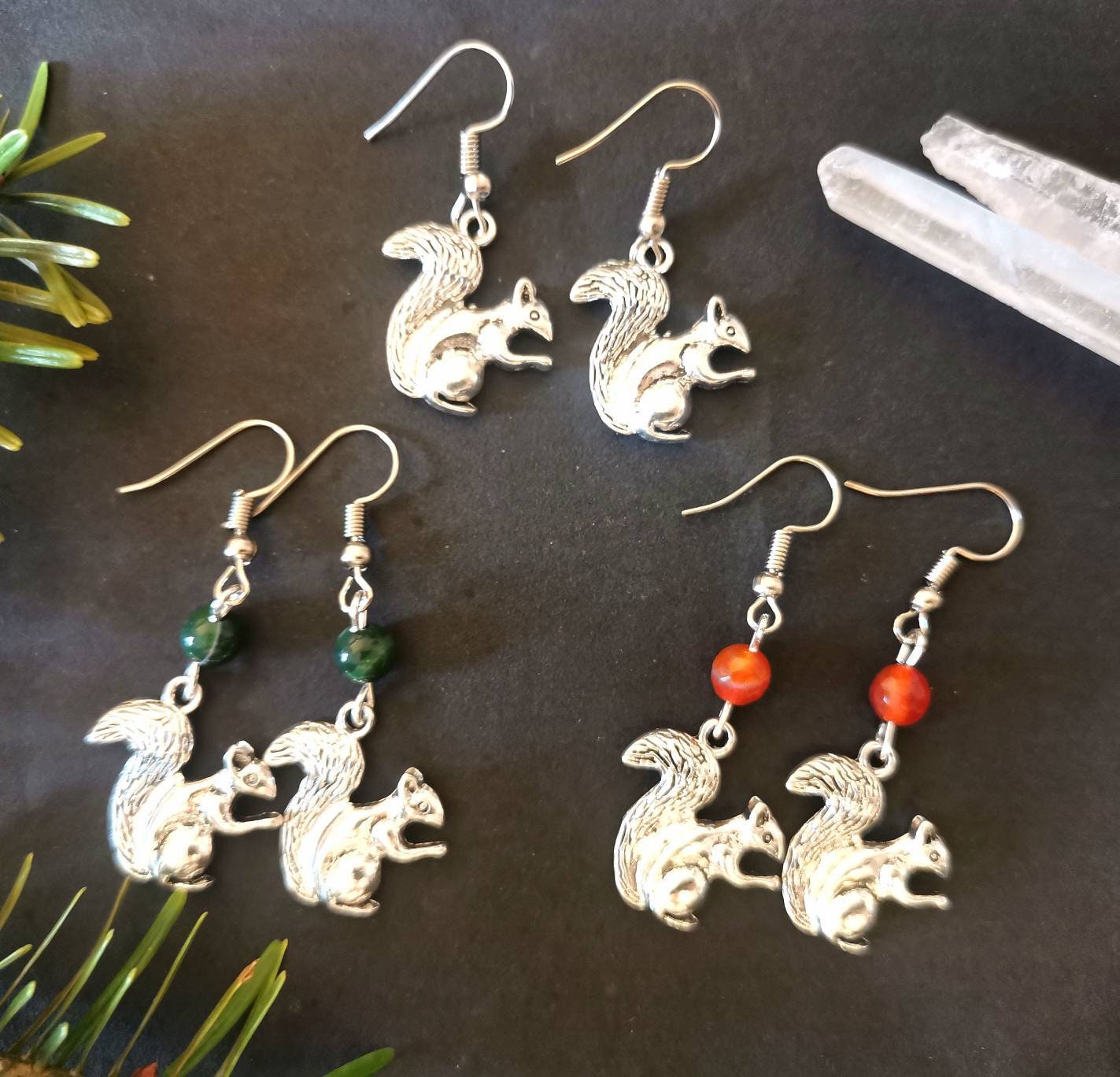 Ohrringe Eichhörnchen Squirrel, Wald, Wood, Forest, Natur, Wicca, Wiccan, Witchy, Witchcraft, Pagan, Jewelry Ohrringe Eichhörnchen Squirrel, Wald, Wood, Forest, Natur, Wicca, Wiccan, Witchy, Witchcraft, Pagan, Jewelry von MinervasZaubererWald