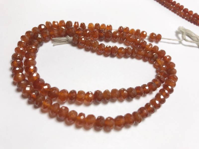 16"125Ct Gem Qualität Natürliche Hesonite Granit Orange Roundelle Perlen H200 16"125Ct Gem Qualität Natürliche Hesonite Granit Orange Roundelle Perlen H200 von Mines2Markets
