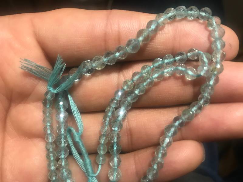 16 "70Ct Gem Qualität Natürliche Tiefblaue Aquamarin-Halb-Edelstein-Facettierte Perlen 16 "70Ct Gem Qualität Natürliche Tiefblaue Aquamarin-Halb-Edelstein-Facettierte Perlen von Mines2Markets