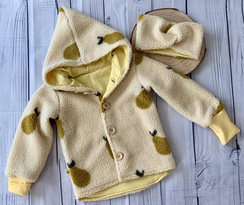 Übergangsjacke| Teddyjacke | Geschenkset| Taufgeschenk| Kitageschenk| Kinderjacke| Jacke Für Junge| Mädchen von MinesTextildesign
