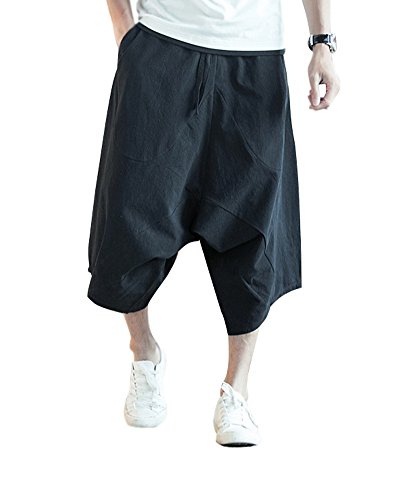 Minetom Chino Hose Herren, schwarz Top Qualität | Moderne Stoffhose, Baumwollhose für Männer | Leichte Sommer-Hose, Freizeithose Regular fit für Herren und Jungen Schwarz XXL von Minetom
