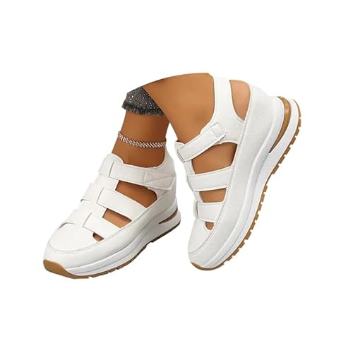 Minetom Chunky Turnschuhe Für Damen Modische Plateau Lässige Schuhe Bequeme Keilabsatz Hohl Sneaker Sommerschuhe B2 Weiß 43 EU Minetom Chunky Turnschuhe Für Damen Modische Plateau Lässige Schuhe Bequeme Keilabsatz Hohl Sneaker Sommerschuhe B2 Weiß 43 EU von Minetom
