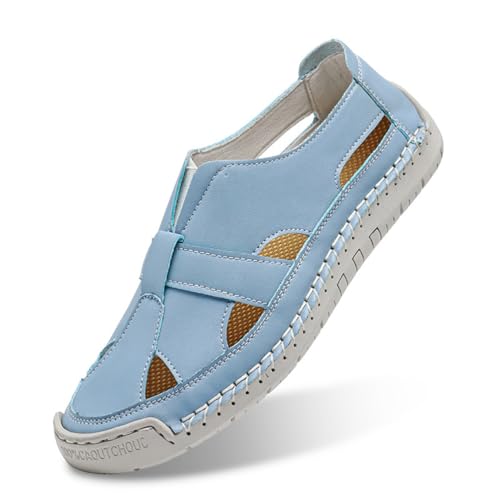 Minetom Damen Sandalen Sommer Wandersandalen Freizeit rutschfeste Sandaletten Sportsandalen Wanderschuhe Für Reisen Strand A1 Blau 43 EU Minetom Damen Sandalen Sommer Wandersandalen Freizeit rutschfeste Sandaletten Sportsandalen Wanderschuhe Für Reisen Strand A1 Blau 43 EU von Minetom