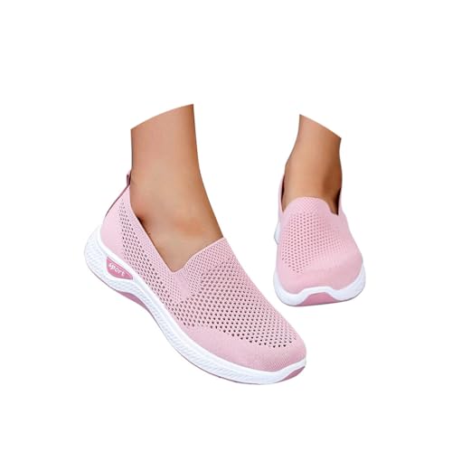 Minetom Damen Slip On Sneaker Mesh Walkingschuhe Memory Foam Turnschuhe Sportschuhe Leichte Bequeme Schlupfschuhe Atmungsaktiv Freizeitschuhe A Rosa 38 EU Minetom Damen Slip On Sneaker Mesh Walkingschuhe Memory Foam Turnschuhe Sportschuhe Leichte Bequeme Schlupfschuhe Atmungsaktiv Freizeitschuhe A Rosa 38 EU von Minetom