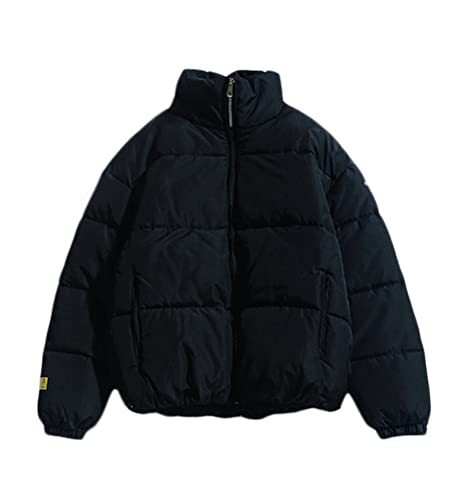 Minetom Herren Oversized Fit Pufferjacke mit breitem Stehkragen Wattierte Jacke Outdoor Winterjacke Cropped Mens Puffer Kurze Steppjacke Quilted Jacket A Schwarz XL Minetom Herren Oversized Fit Pufferjacke mit breitem Stehkragen Wattierte Jacke Outdoor Winterjacke Cropped Mens Puffer Kurze Steppjacke Quilted Jacket A Schwarz XL von Minetom