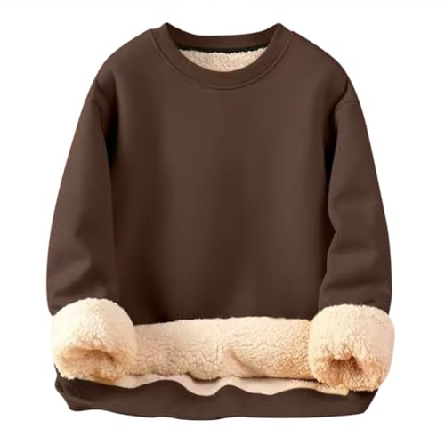 Minetom Herren Warm Fleece Pullover Rundhals Sweatshirts Winter Langarmshirts Mit Fleecefutter Winter Langarmshirts Freizeit Sport Oberteile Gefüttert Outdoorshirts A Braun L Minetom Herren Warm Fleece Pullover Rundhals Sweatshirts Winter Langarmshirts Mit Fleecefutter Winter Langarmshirts Freizeit Sport Oberteile Gefüttert Outdoorshirts A Braun L von Minetom