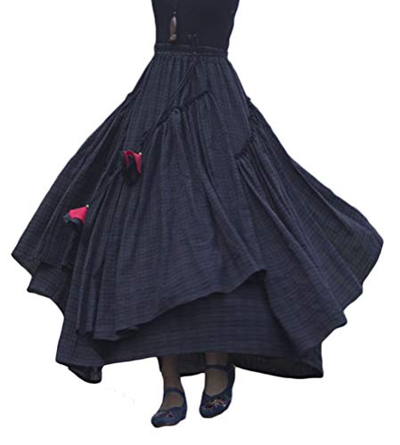 Minetom Röcke Damen Kariert Rock Tartan Retro Maxirock Hohe Taille Schottenkaro Rock Ausgestellte Form Vintage Karierte Long Rock Swing Röcke F Schwarz L Minetom Röcke Damen Kariert Rock Tartan Retro Maxirock Hohe Taille Schottenkaro Rock Ausgestellte Form Vintage Karierte Long Rock Swing Röcke F Schwarz L von Minetom