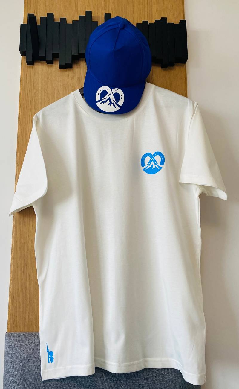 statement T-Shirt Weiss Neon Blau S-xxl Breze-Alpen Motiv Bio Personalisierbar Alpen Klettern Berge Herren/ Damen statement T-Shirt Weiss Neon Blau S-xxl Breze-Alpen Motiv Bio Personalisierbar Alpen Klettern Berge Herren/ Damen von Mingababy