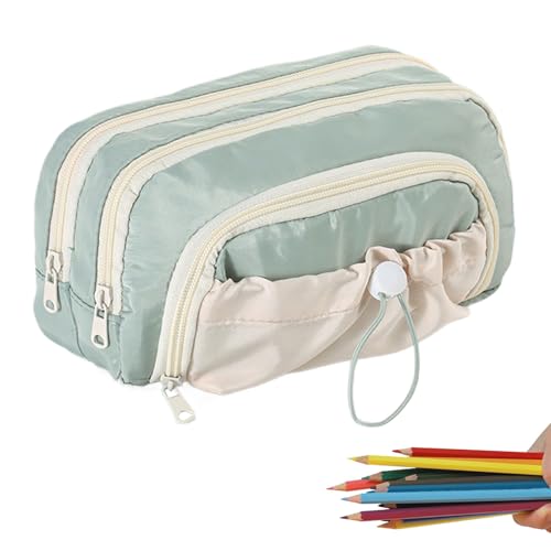 Federmäppchen Niedlich - Schreibwaren Beutel Mit Kordelzug - Großes Wasserdichtes Organizer Für Schulbedarf Jugendliche Mädchen von Mingchengheng