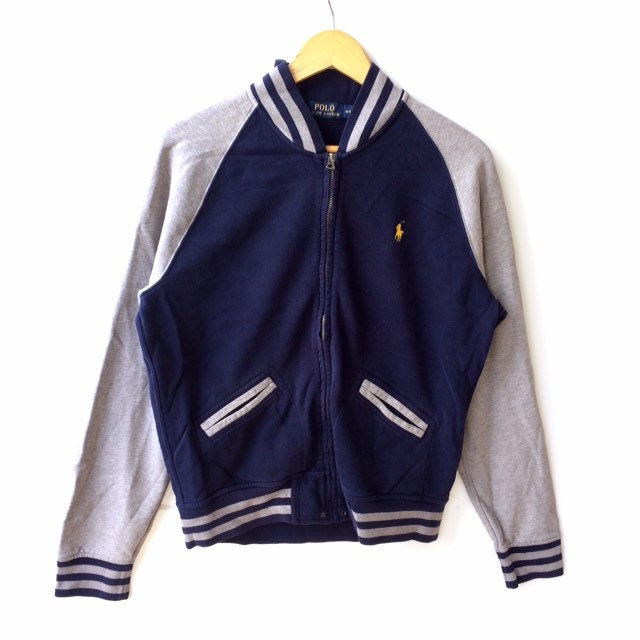 Rarität Die Berühmten Polo Ralph Lauren Kleine Logo Varsity Blau Schwarze Farbe Mittlerer Größe von MingsVintageStore