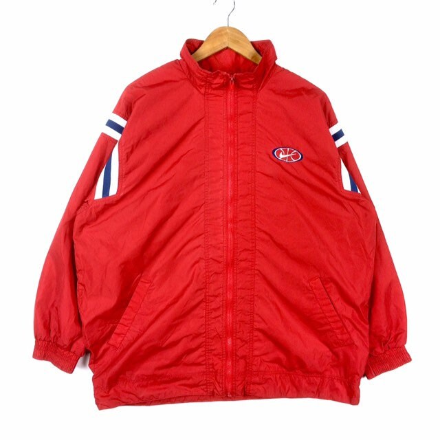 Selten Vintage Nike Swoosh Sportswear Kleines Logo Windbreaker Jacke Rot Farbe Extra Große Größe von MingsVintageStore