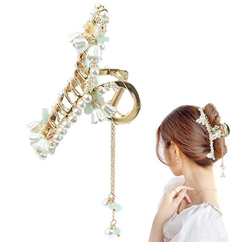 Große Haarklammern, Perlen, Haarklammern, dekorative Blumen-Haarspangen, Schleife, Haarnadeln, Haarschmuck, Haarspangen für Mädchen und Frauen Große Haarklammern, Perlen, Haarklammern, dekorative Blumen-Haarspangen, Schleife, Haarnadeln, Haarschmuck, Haarspangen für Mädchen und Frauen von Mingsway