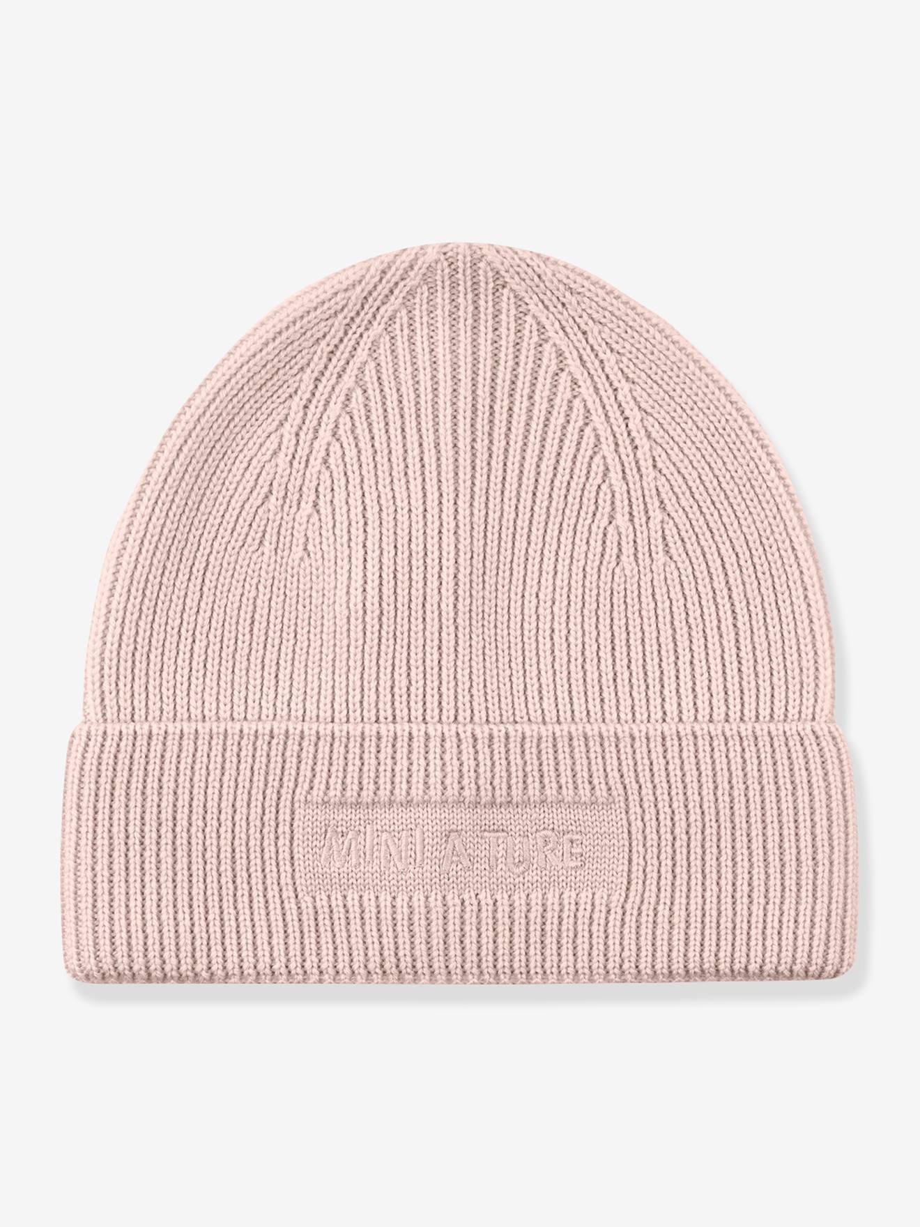 Beanie aus Merinowolle Kinder MATBOJE MINI A TURE pudrig von Mini A Ture