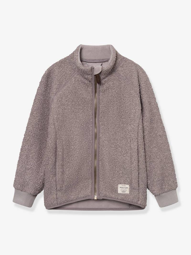 Teddyfleece-Jacke mit Reißverschluss Kinder MATCEDRIC MINI A TURE pulver lila von Mini A Ture