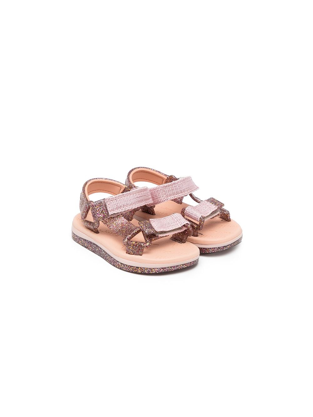 Mini Melissa Sandalen mit Klettverschluss - Rosa von Mini Melissa