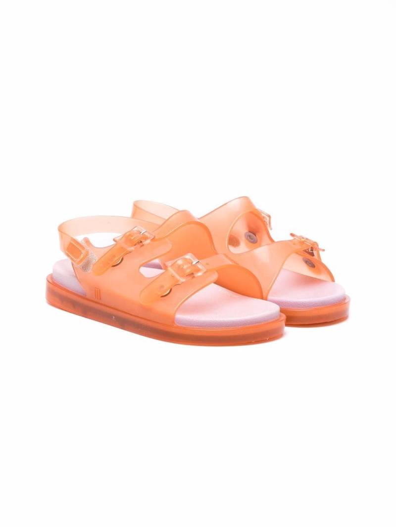 Mini Melissa Sandalen mit Schnallen - Orange von Mini Melissa