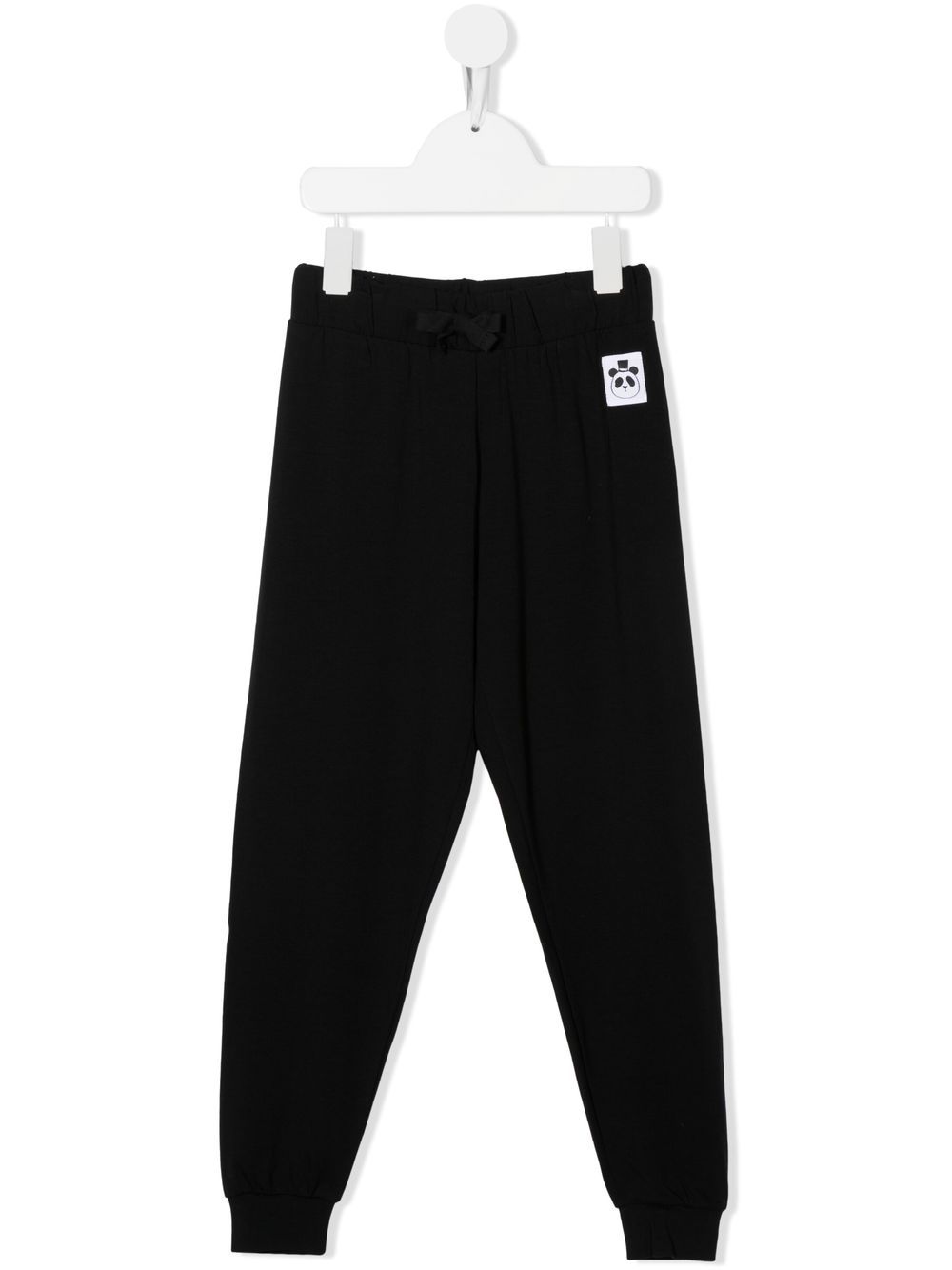 Mini Rodini Jogginghose mit Logo - Schwarz von Mini Rodini