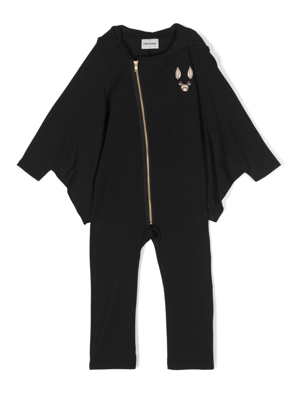 Mini Rodini Jumpsuit aus Bio-Baumwolle - Schwarz von Mini Rodini