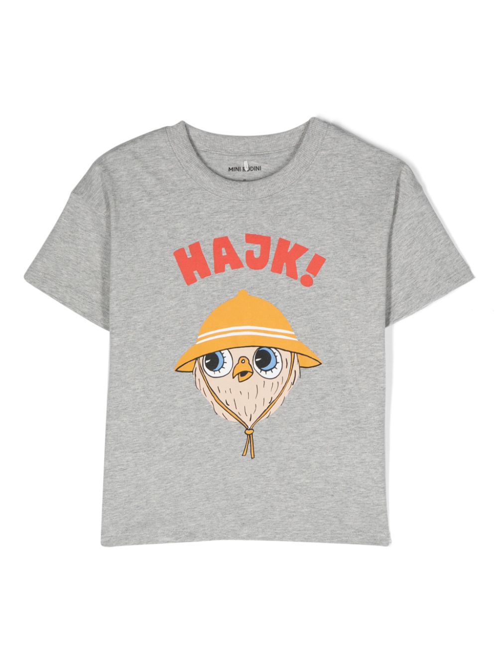 Mini Rodini Meliertes Hike T-Shirt - Grau von Mini Rodini