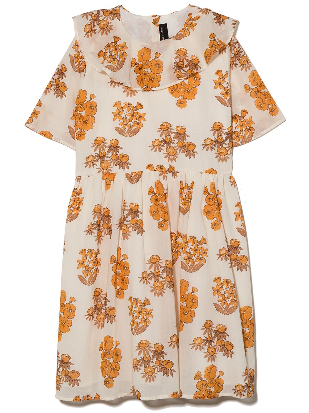 Mini Rodini Kleid mit Wildflowers-Print - Nude von Mini Rodini