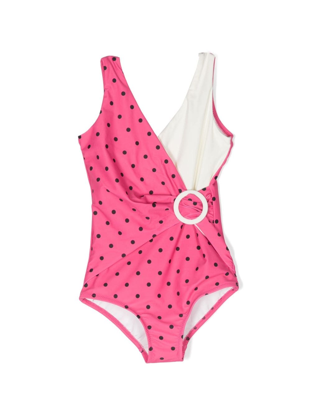 Mini Rodini Badeanzug mit Polka Dots - Rosa von Mini Rodini