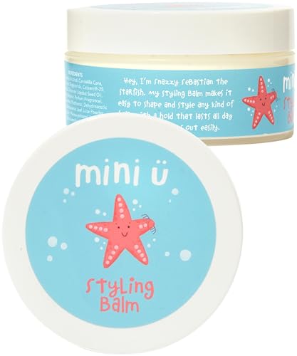 Mini U Styling Balm Kids - Einfach zu stylen & zu waschen Haarbalsam - Wassermelone duftender veganer Balsam mit Jojobaöl Kids Haarstylingprodukte - Haarprodukte zum Stylen von Kleinkindern & von Mini-U