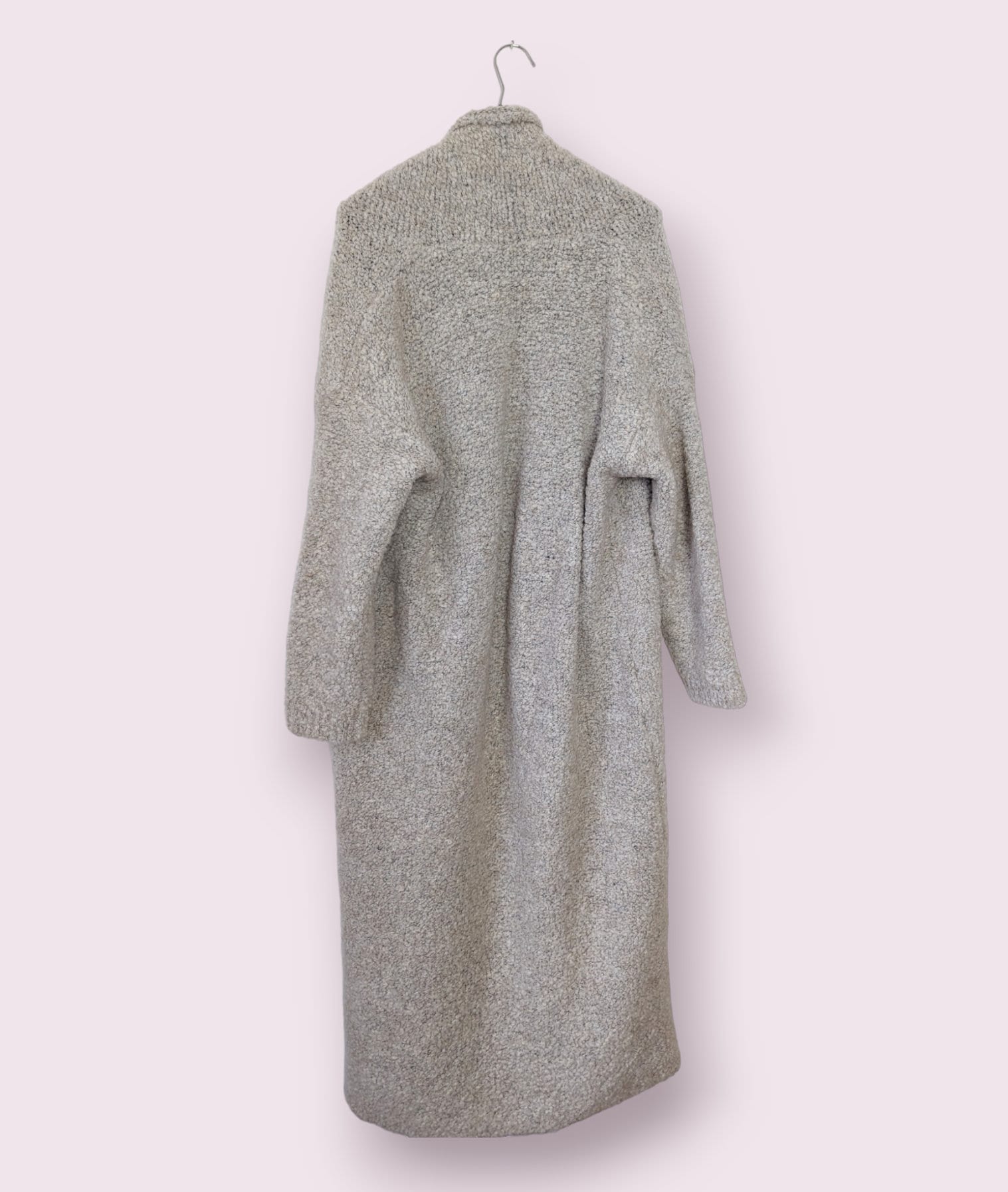 Bouclé Cardigan Oversized Extra Lang Winterjacke Geschenk Cozy von MiniMayShopDE