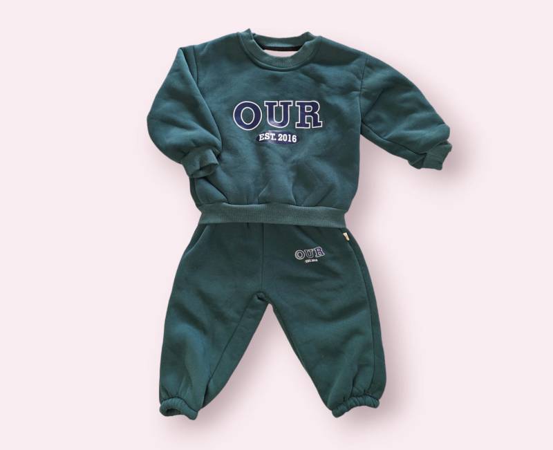 Gefüttertes Zweiteiliges Set Kindermode Geschenk Herbstoutfit von MiniMayShopDE