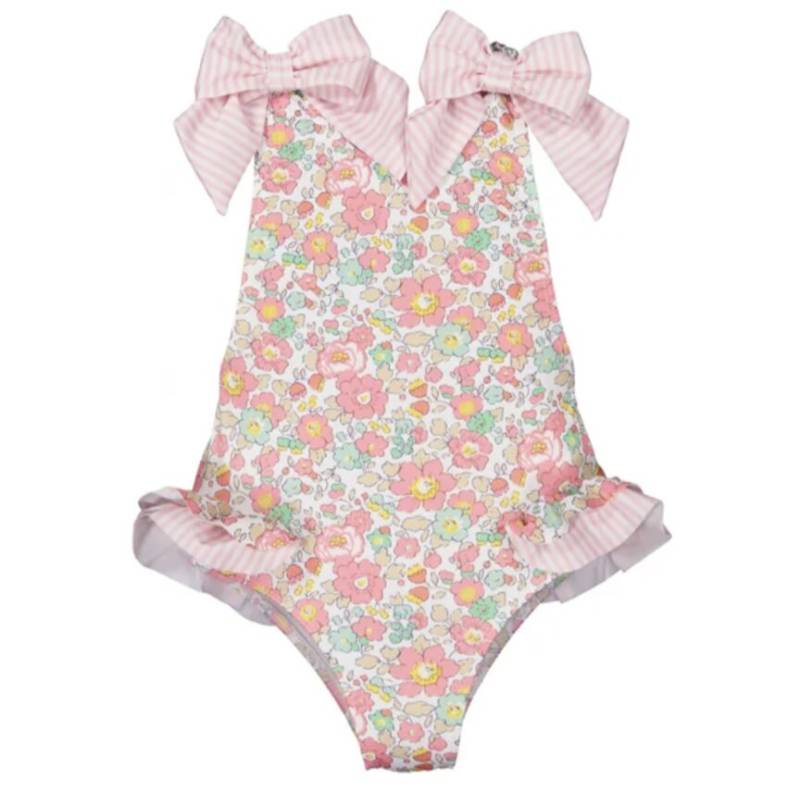 Kinderbadeanzug Blümchen Bademode Badeanzug Sommer von MiniMayShopDE