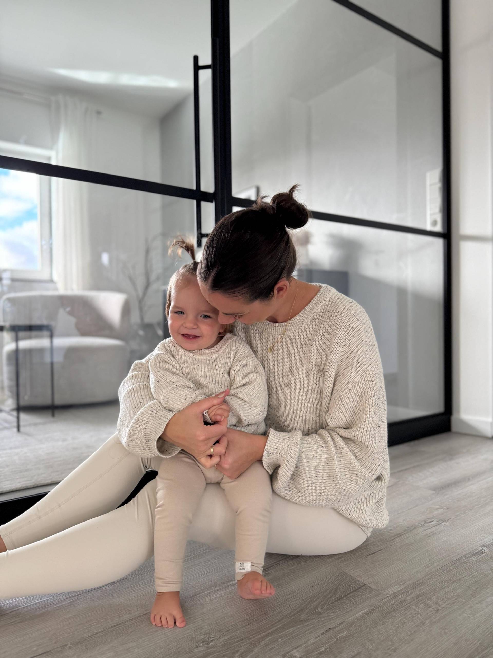 Mini Milk Lovers - Bio Baumwoll Strickpullover, Pullover, Neu, Gr 50 104 Verfügbar, Baby, Kids, Newborn, Beige, Sweater, & Me von MiniMilkLovers