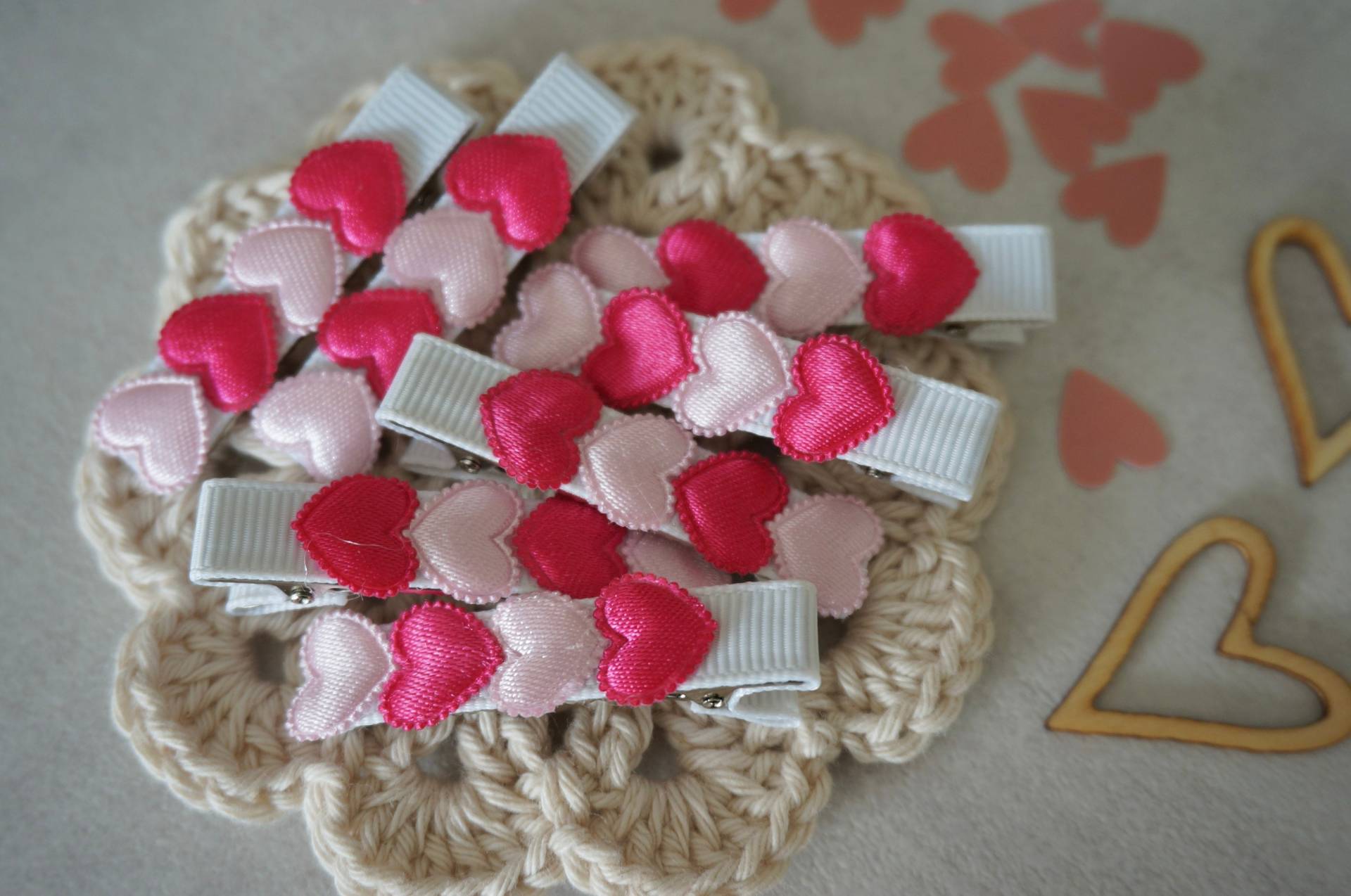 My Little Valentine Hair Clip/Crocodile Girls Clips, Baby Girl Bows, Toddler Gift For von MiniMinaShop