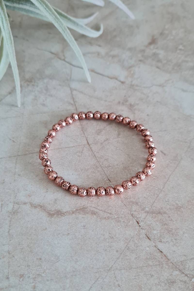 Rosen Hämatit Armband | Handgemachtes Heilstein von MiniMoonDesign