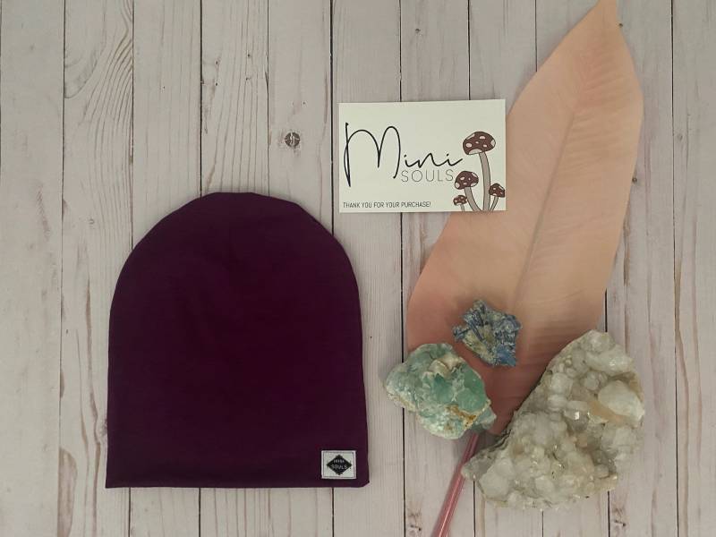 Mini Soul Es "Plum' Beanie von MiniSouls