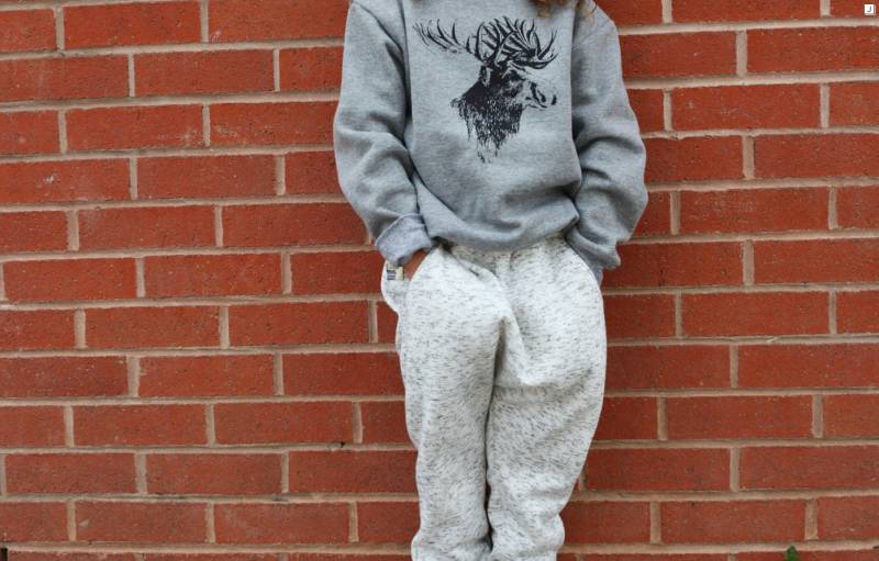 Mini Souls "Mighty Moose' Crew Neck Pullover Mini Souls "Mighty Moose' Crew Neck Pullover von MiniSouls